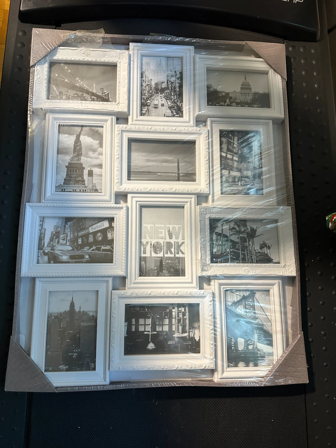 White Collage Picture Frame