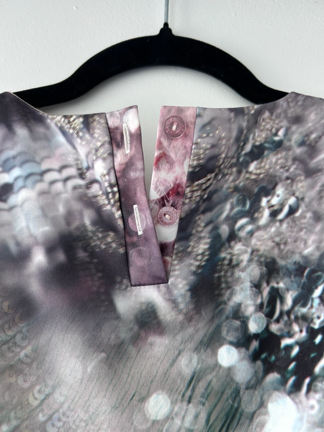 Ted Baker Mecia Sequin Print Dress Size 1 - photo 4