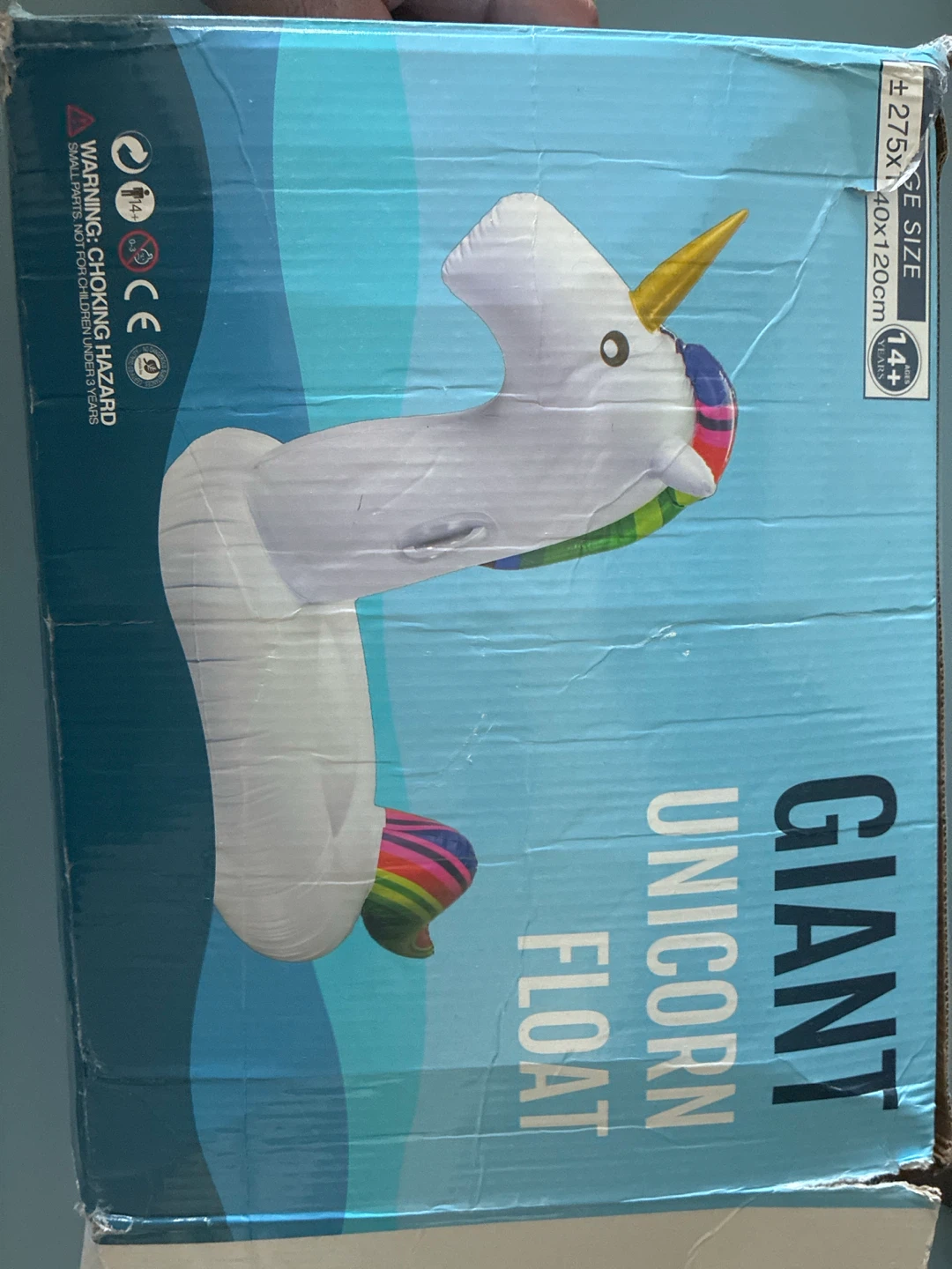 Giant Unicorn Float - 275 x 140 x 120cm - photo 2