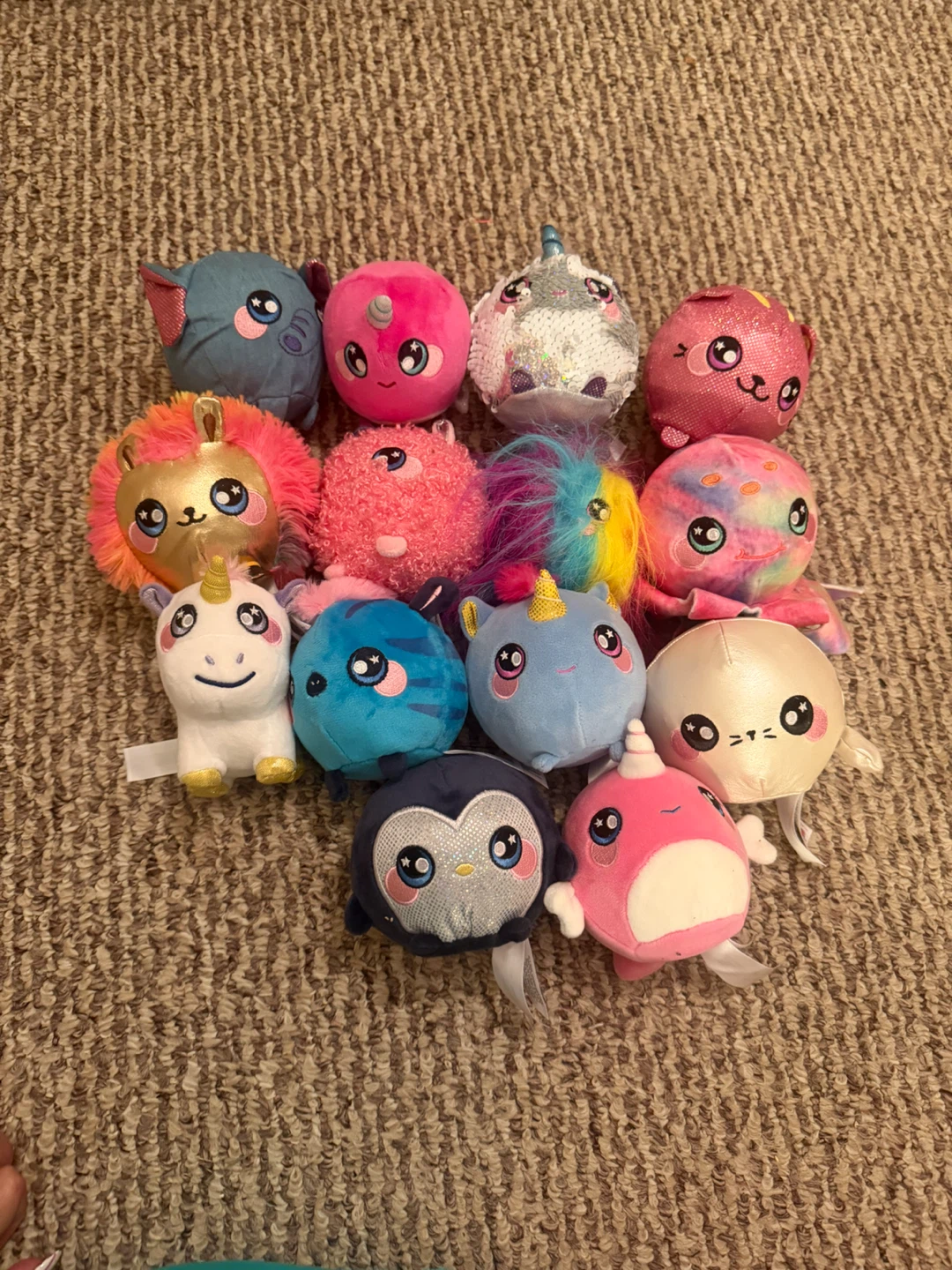 Set of 14 squeezamals Plush Toys