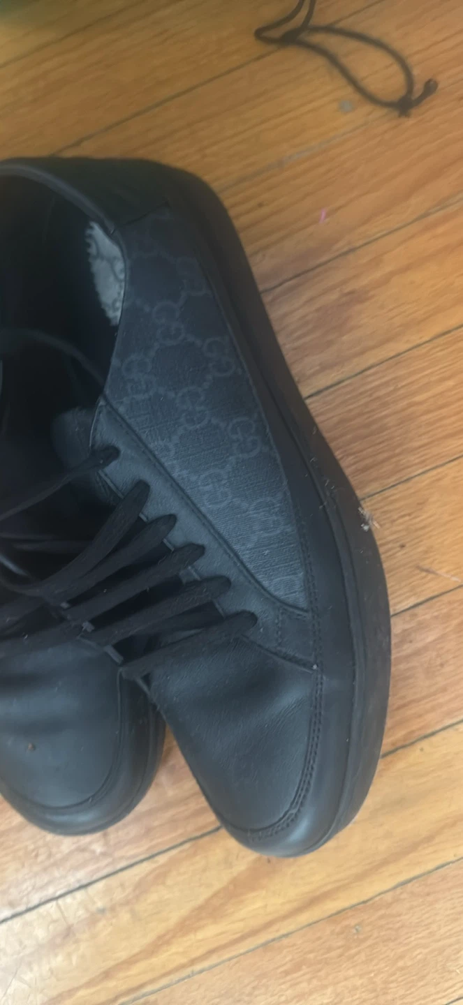 Gucci Black GG Monogram Sneakers - photo 2
