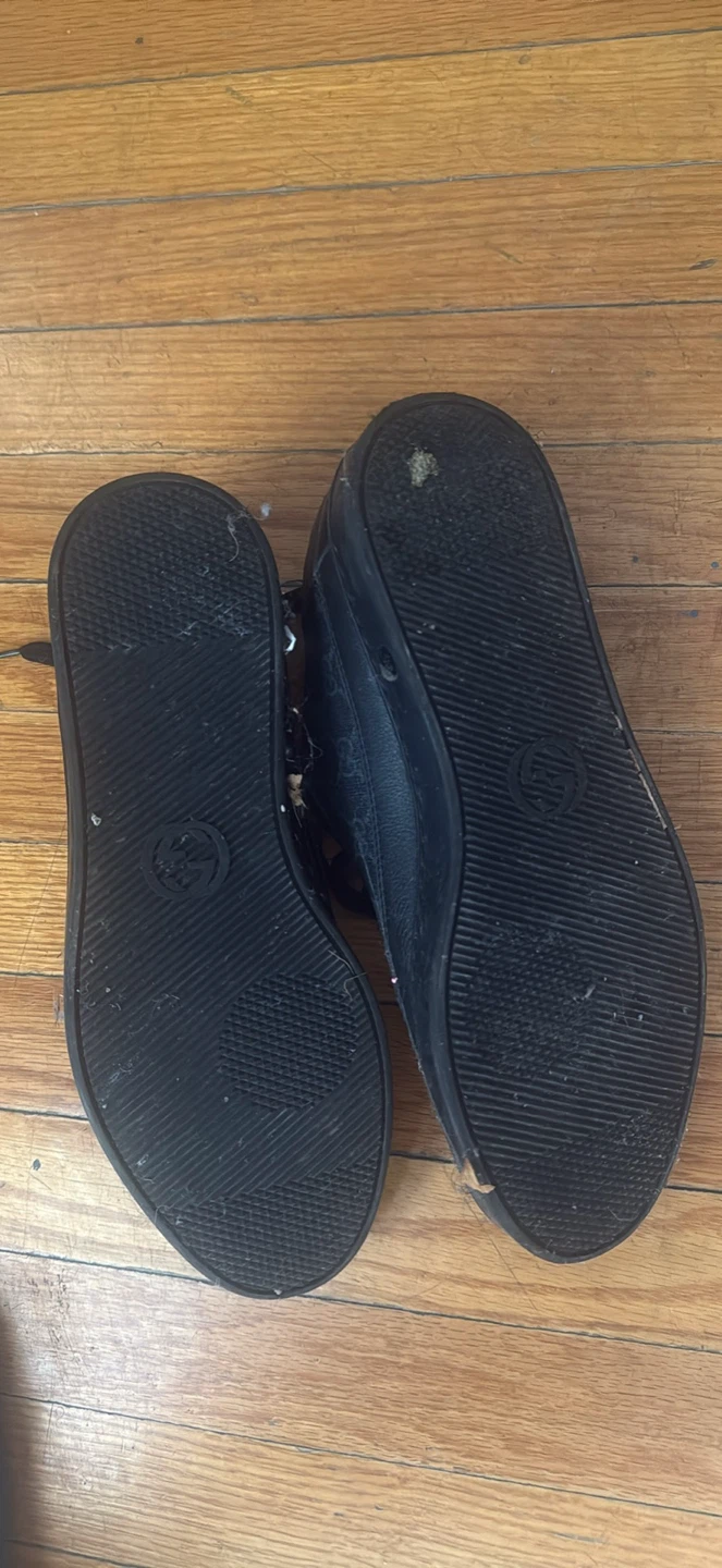 Gucci Black GG Monogram Sneakers - photo 4