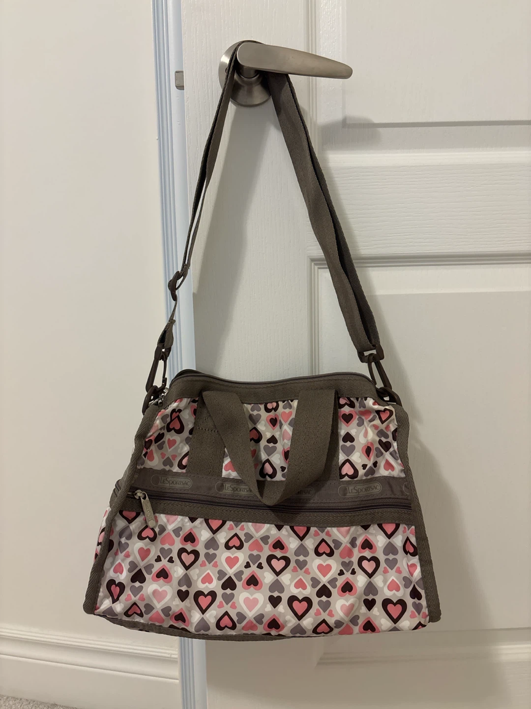 LeSportsac Heart Print Shoulder Bag