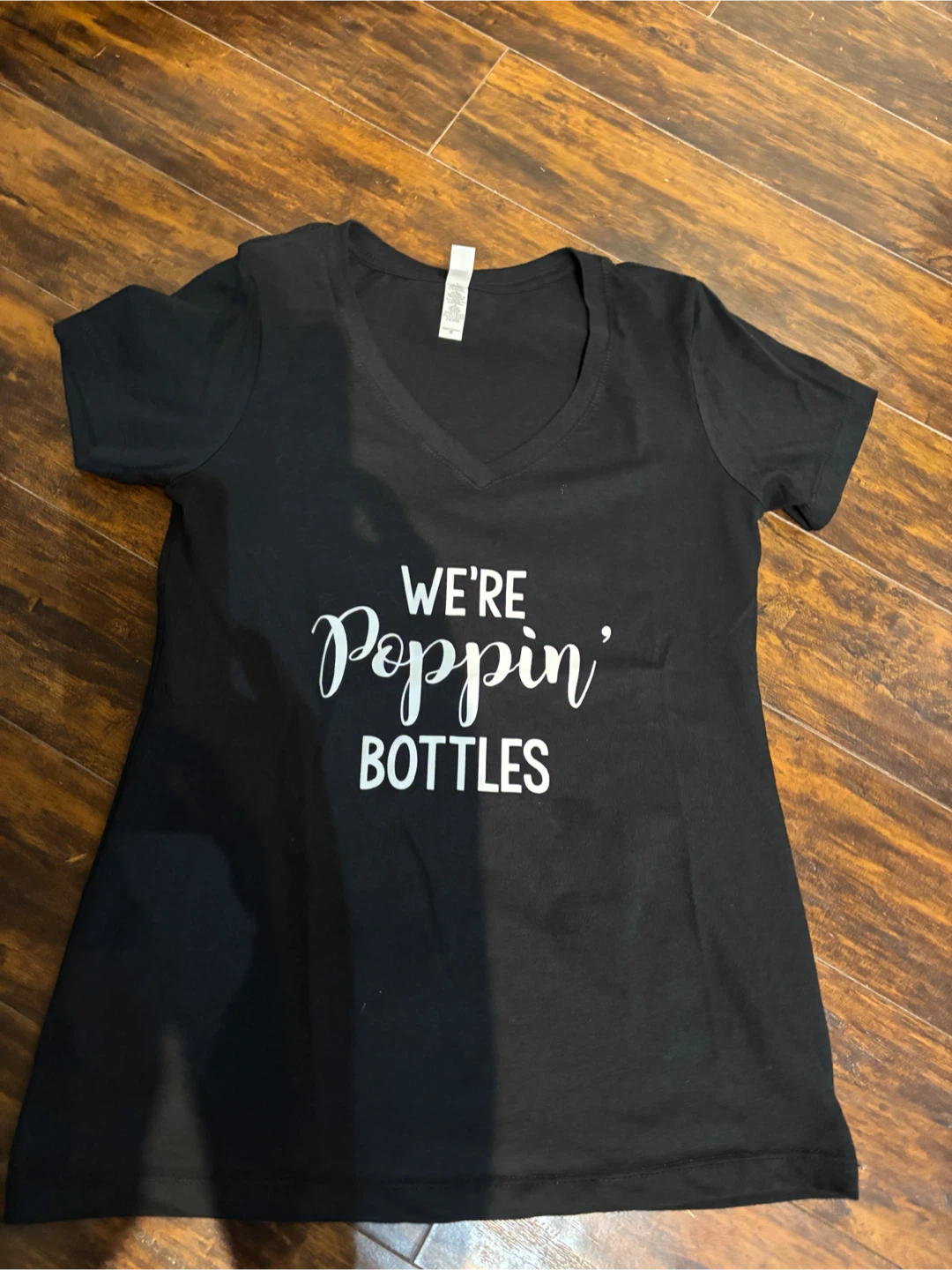 Bridal Party Black V-Neck T-Shirts - photo 2