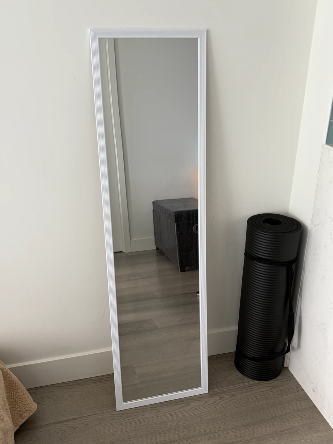 Mainstays Value White 14x50in Door Mirror - photo 2