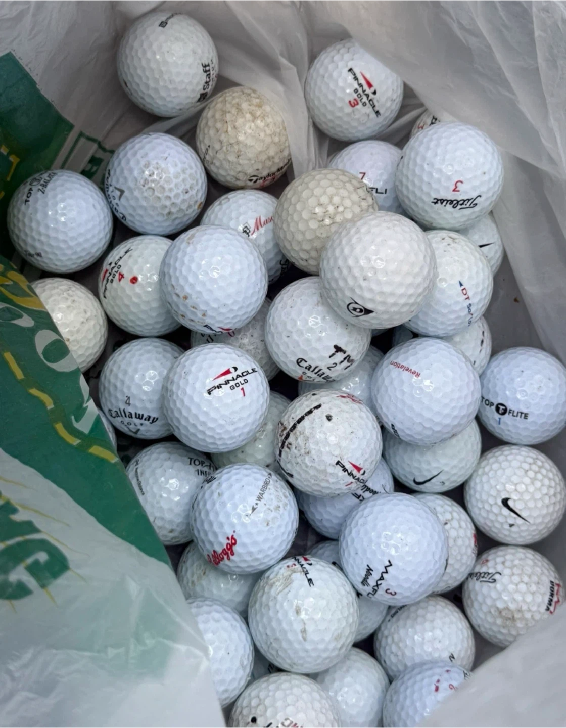 50 Assorted Used Golf Balls
