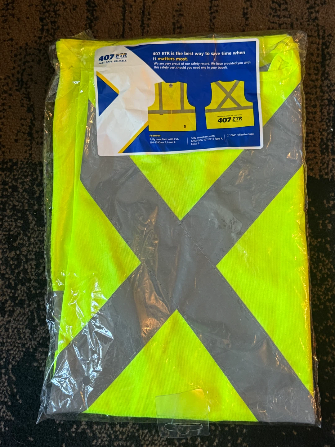 407 ETR Safety Vest (L/XL) CLASS 2 - photo 2