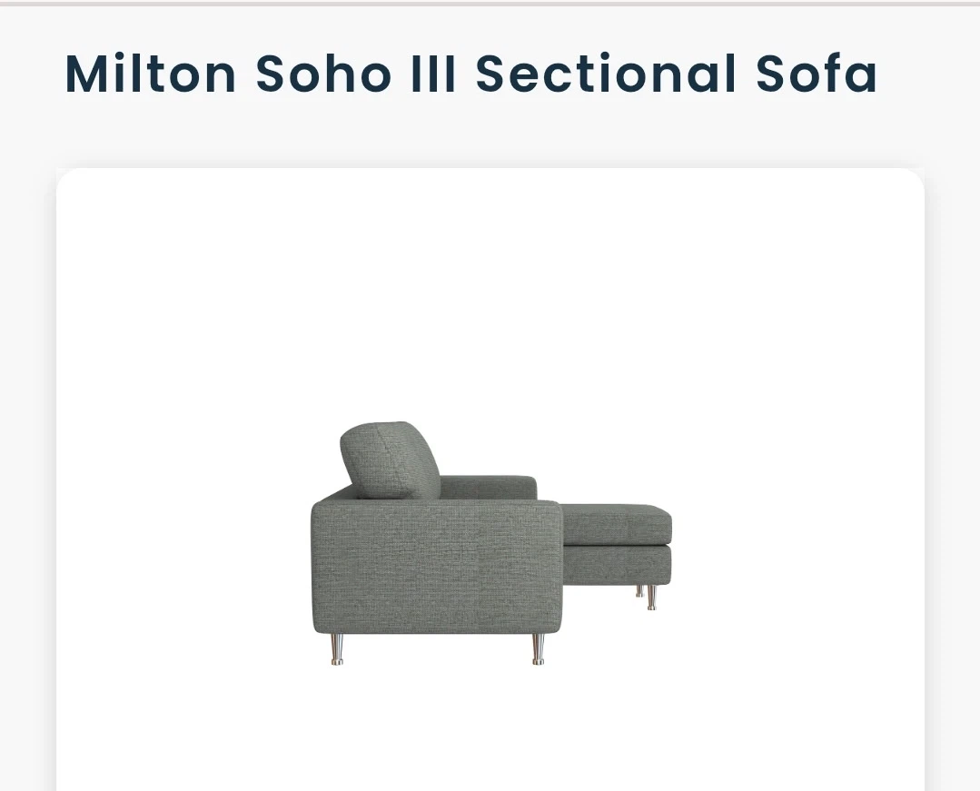 Milton Soho III Sectional Sofa new*** - photo 4