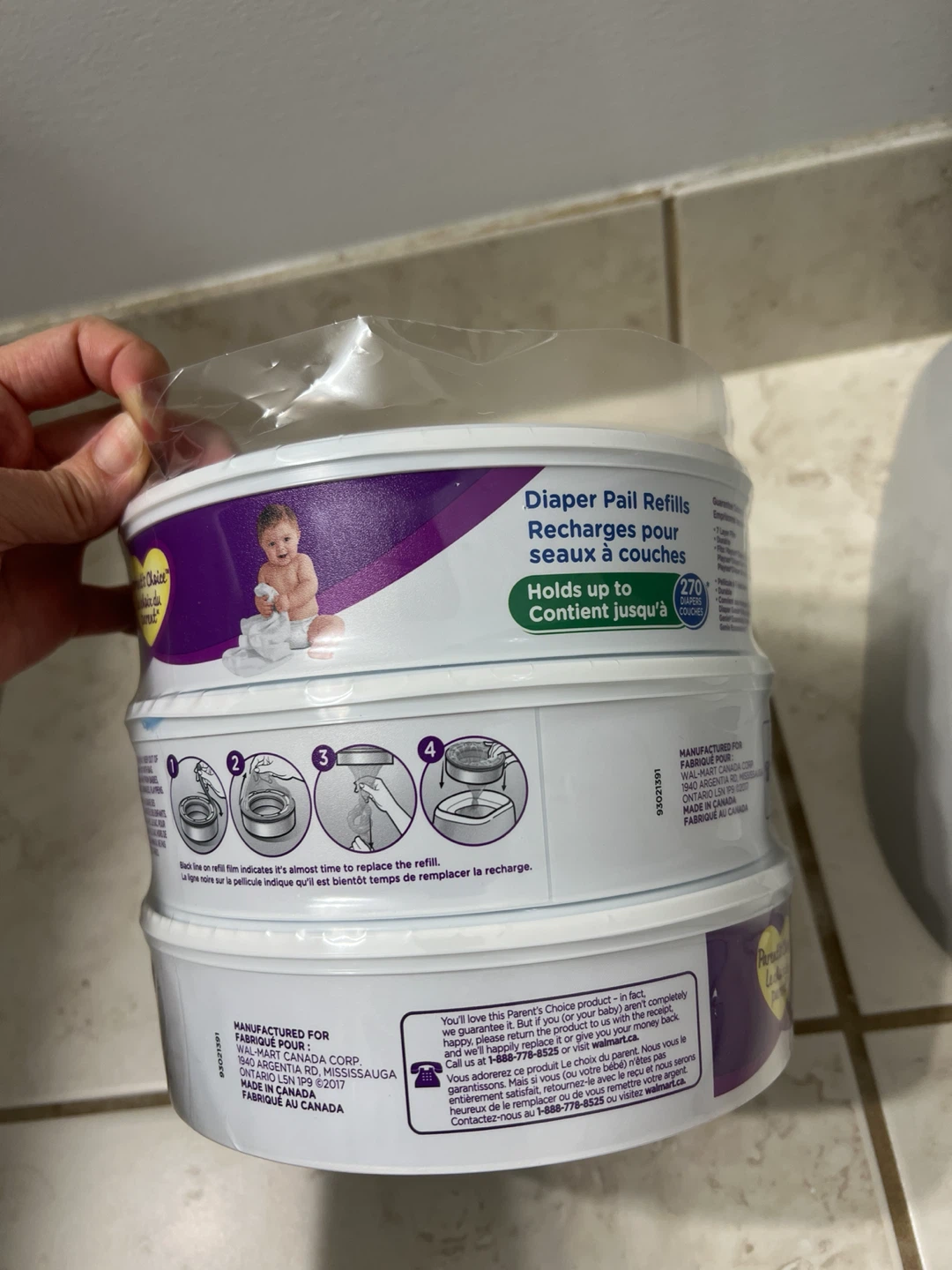 Playtex Diaper Pail with Refill Bags - photo 2