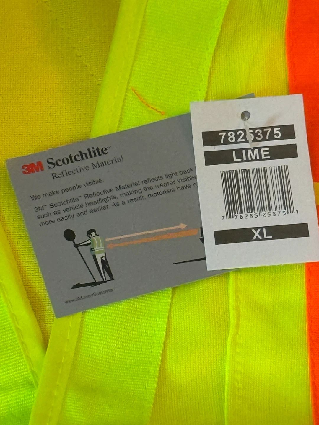 High Visibility Safety Vest - Lime XL - photo 3