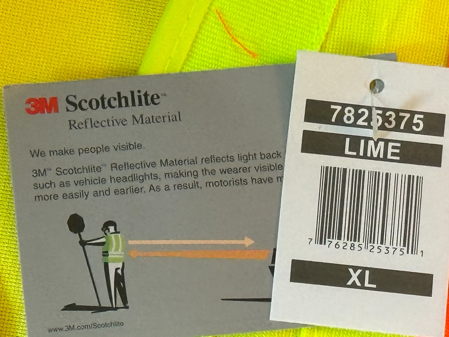 High Visibility Safety Vest - Lime XL - photo 4