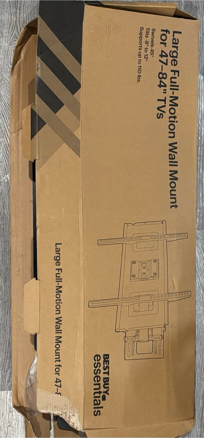 Large Full-Motion Wall Mount for 47-84" TVs