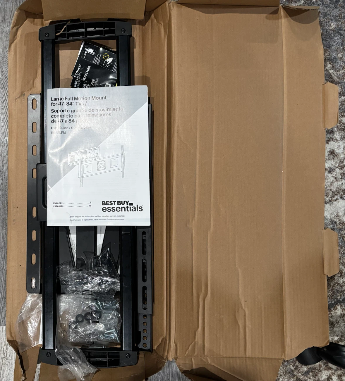 Large Full-Motion Wall Mount for 47-84" TVs - photo 2
