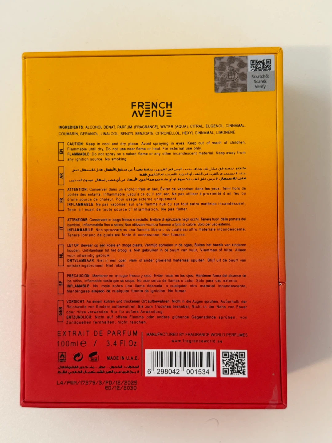French Avenue Forbidden Fruit Parfum 100ml - photo 3