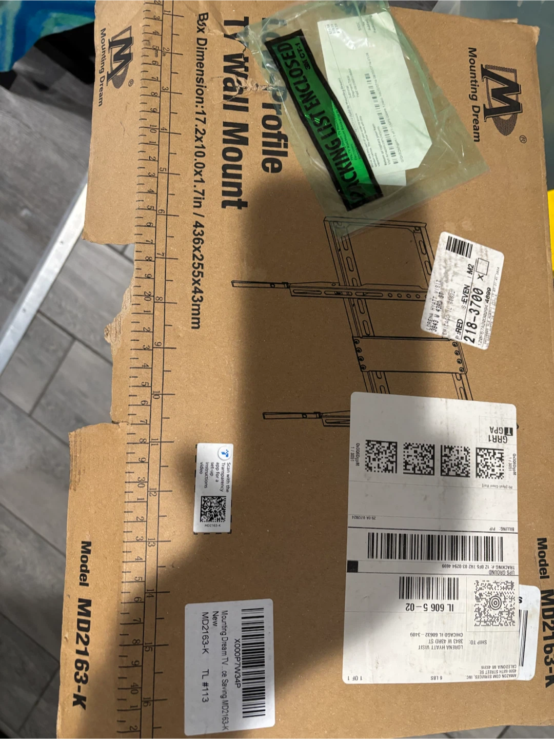 New! Missing piece TV Wall Mount MD2163-K