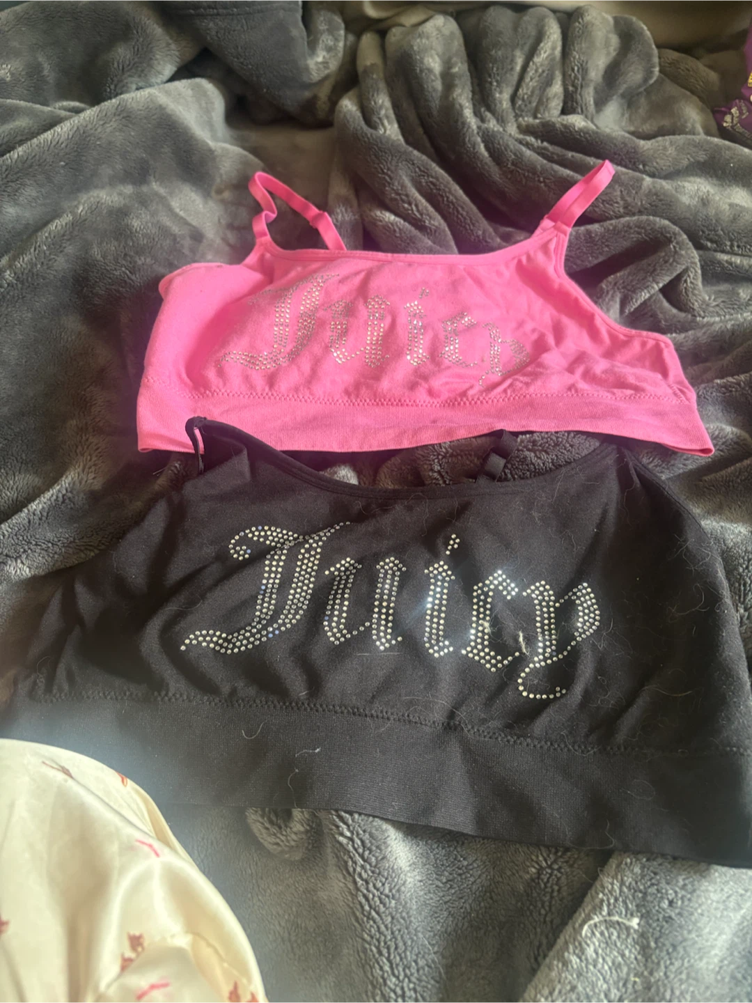 Juicy Couture Pink and Black Sports Bras (2-Pack)