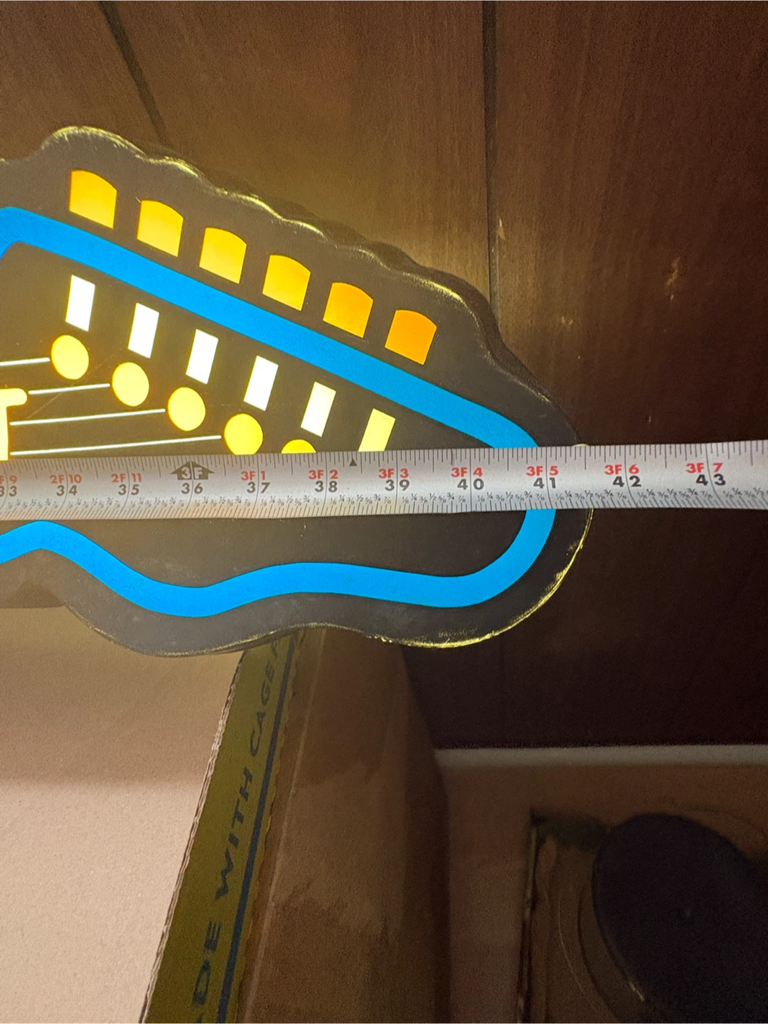 Old Style Beer Illuminated Guitar Neon Sign - photo 5
