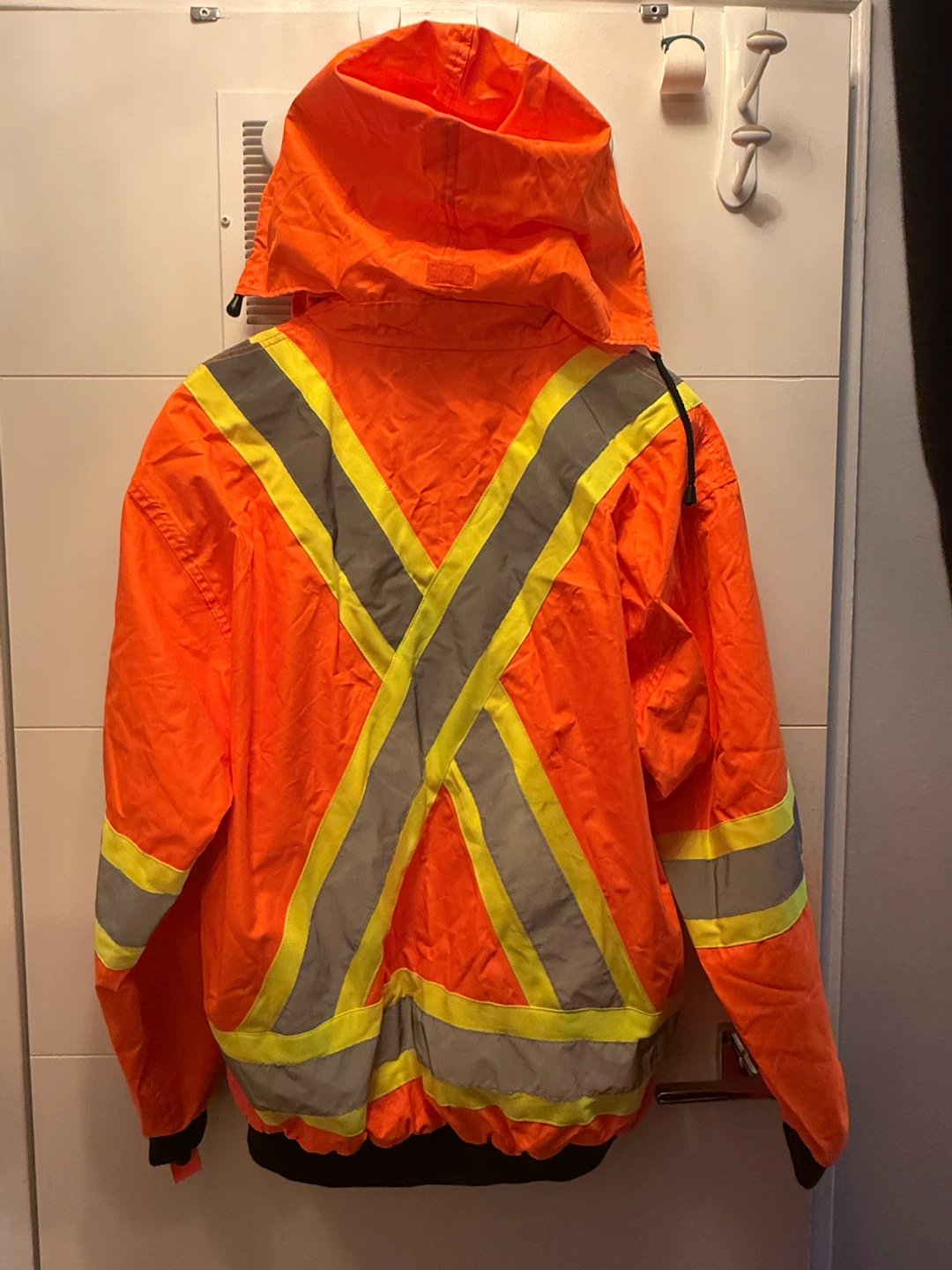 Canada Cartage 6-IN-1 Hi-Vis Traffic Jacket Orange Large - photo 2
