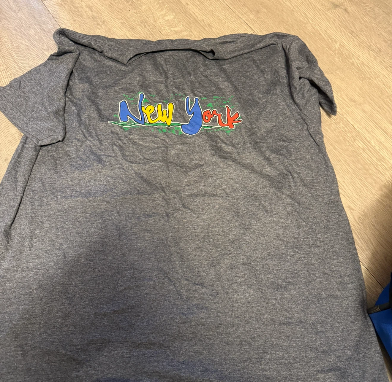 Gray New York Graphic T-Shirt