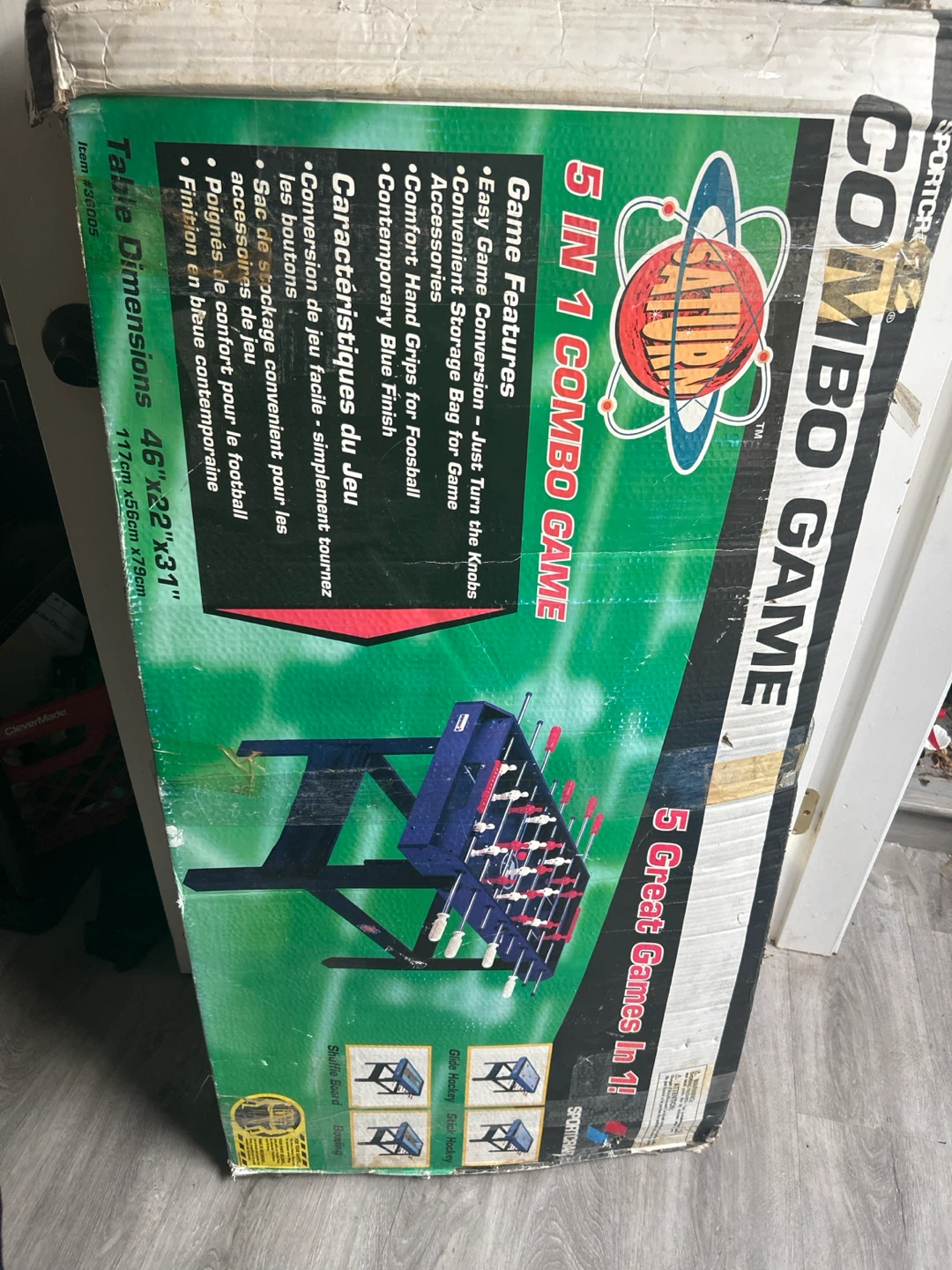 Sportcraft 5-in-1 Combo Game