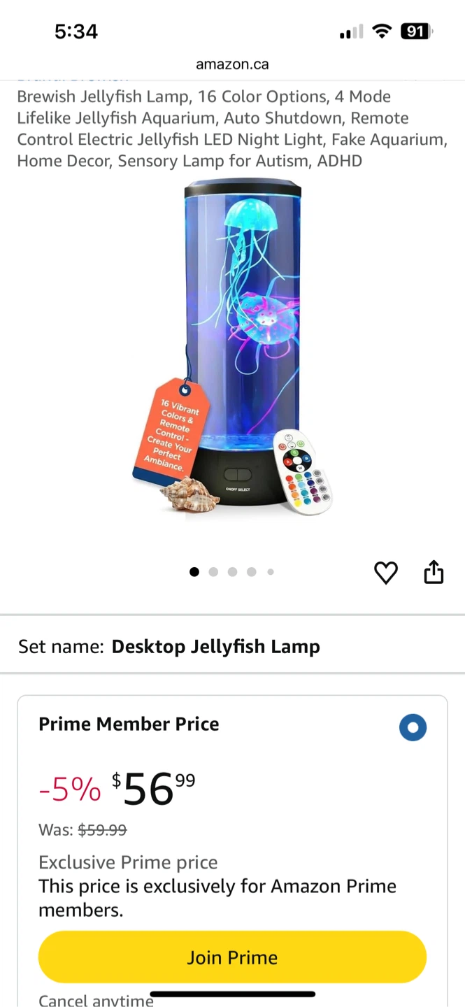 Brewish Jellyfish Lamp - photo 2