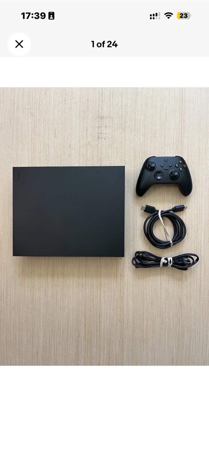 Xbox One X Console with Controller