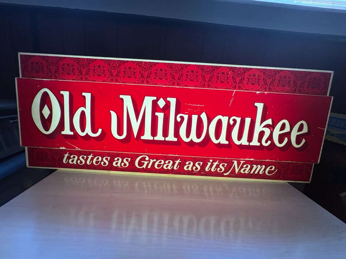 Old Milwaukee Beer Sign