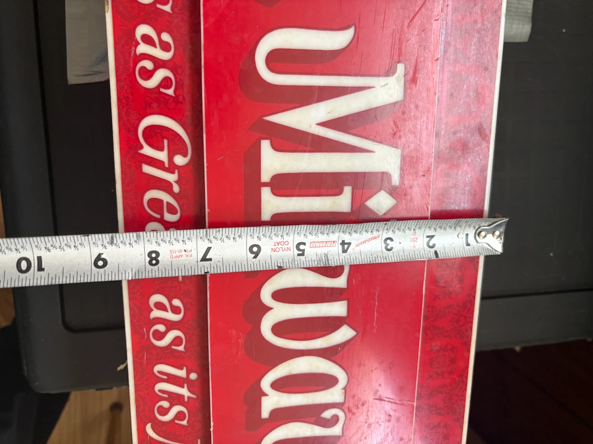 Old Milwaukee Beer Sign - photo 5