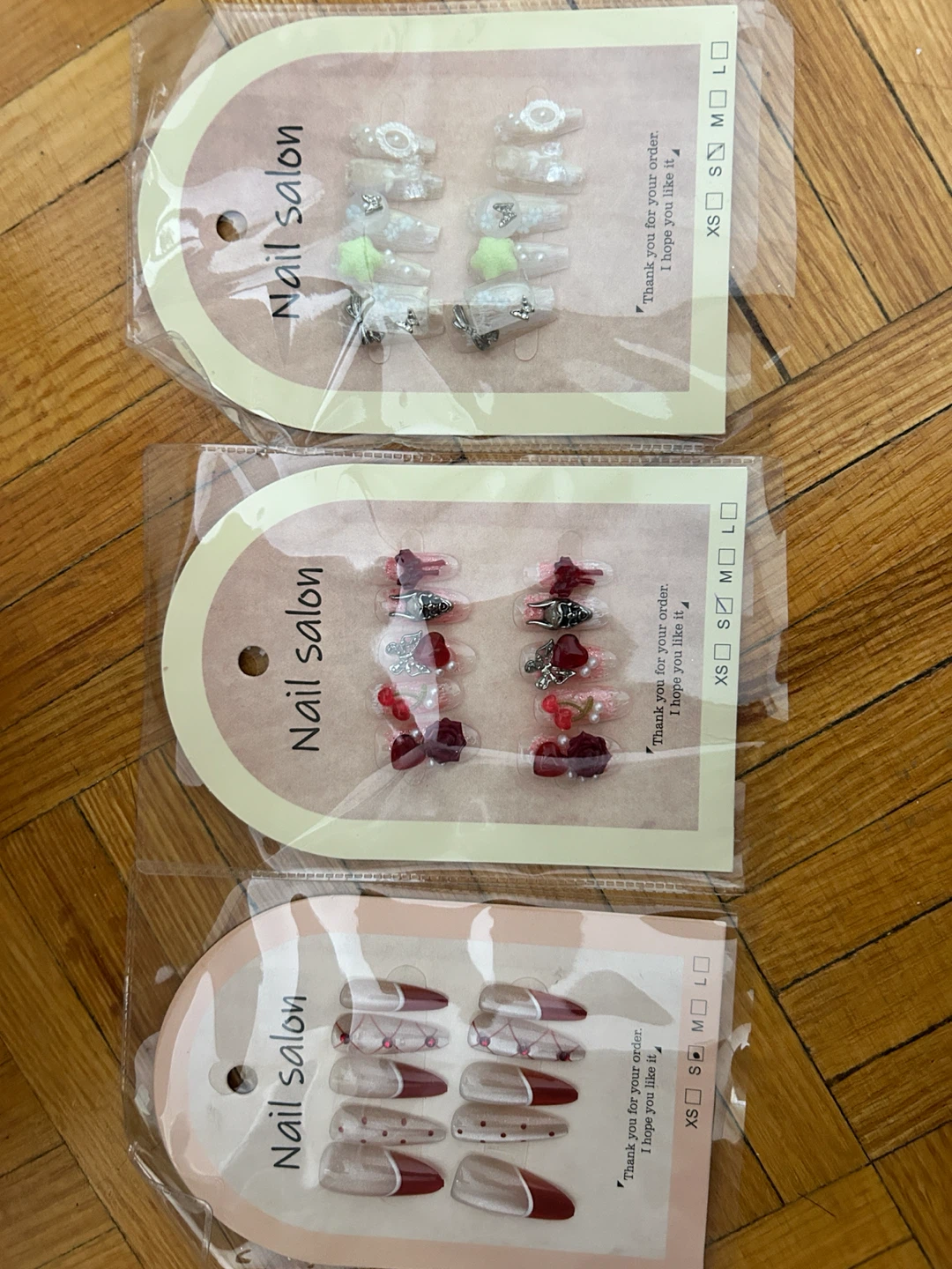 Nail Salon Press-On Nails (3 Styles)