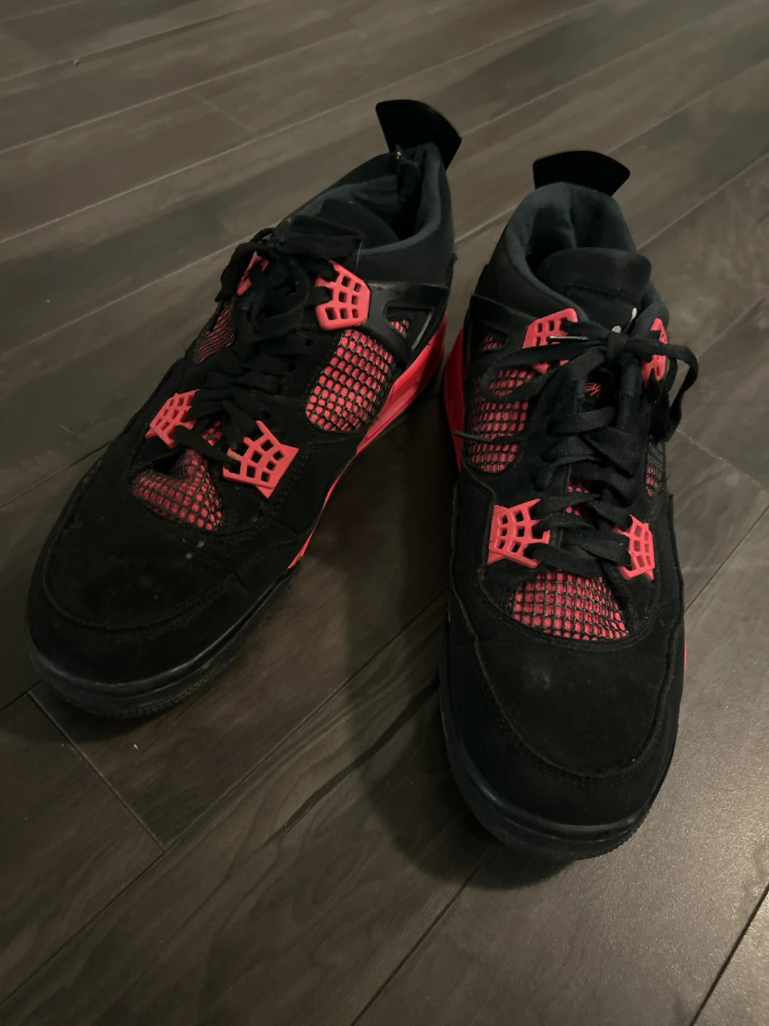Air Jordan 4 Retro 'Red Thunder' Men's Sneakers