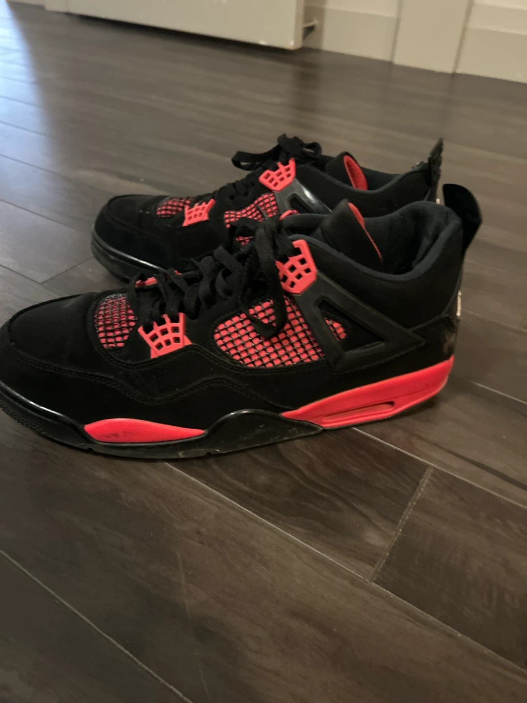 Air Jordan 4 Retro 'Red Thunder' Men's Sneakers - photo 2