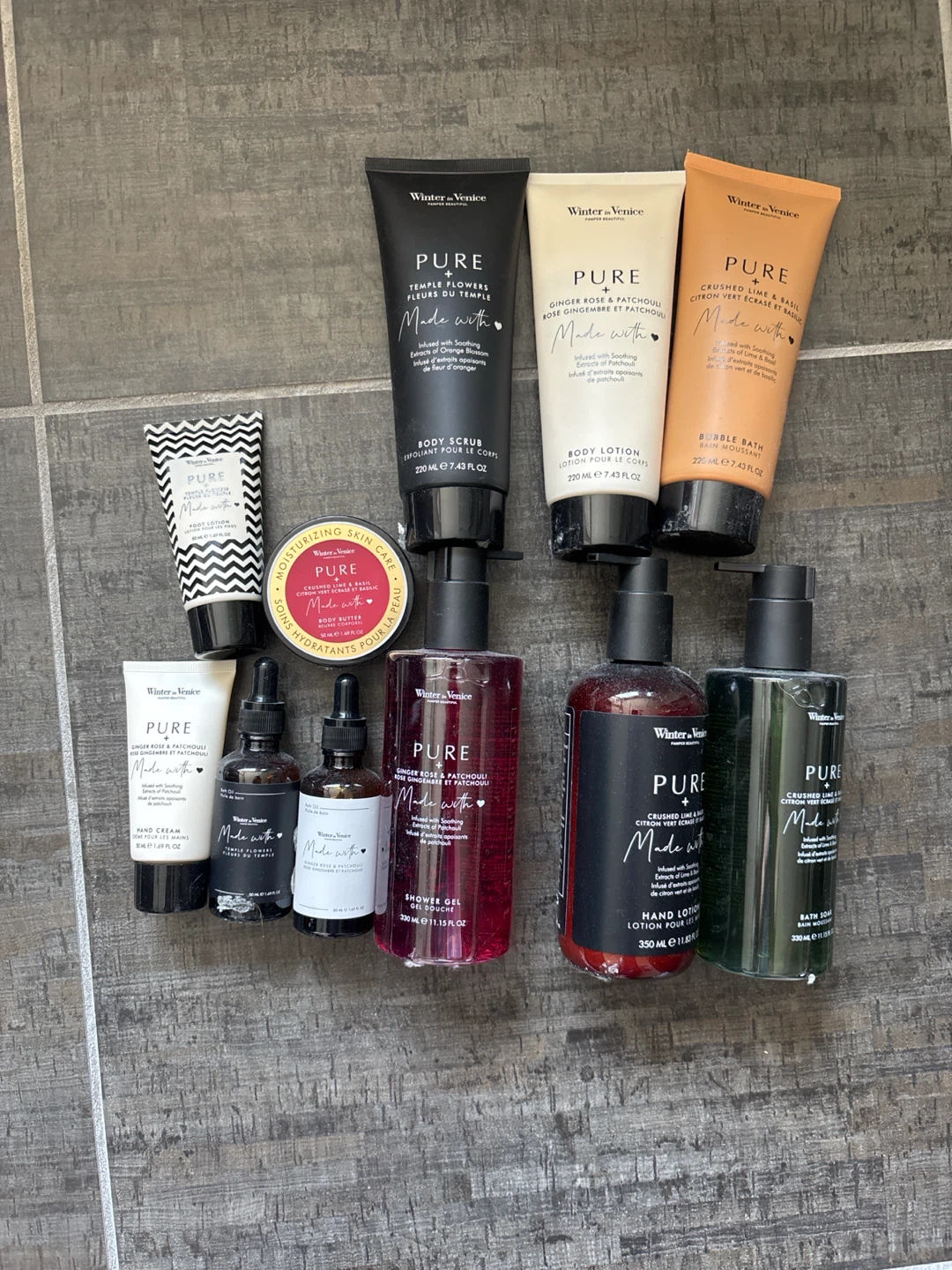Winter & Venice PURE Body Care Lot
