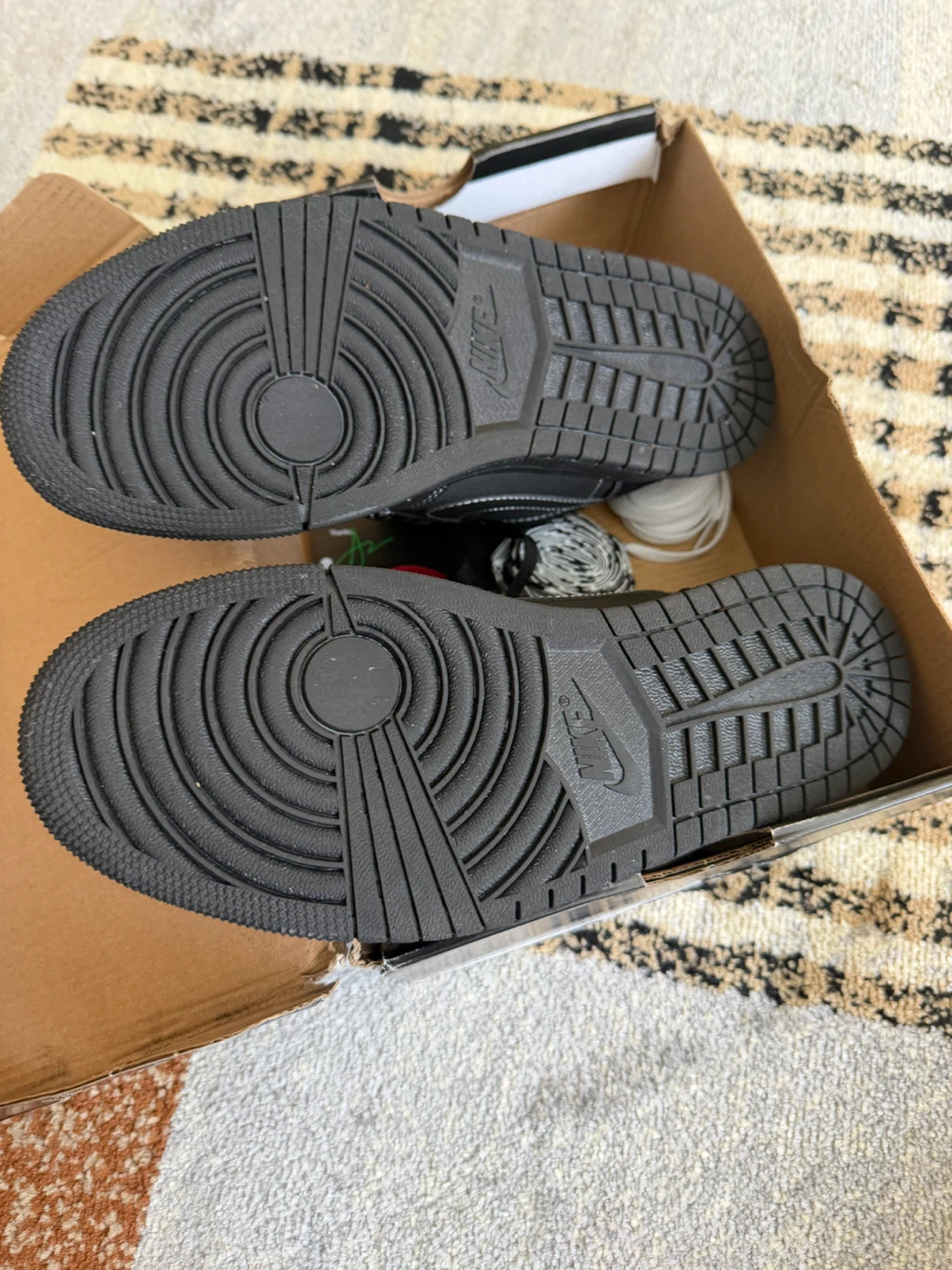 Travis Scott Phantom Black Sneakers Size 10 - photo 5