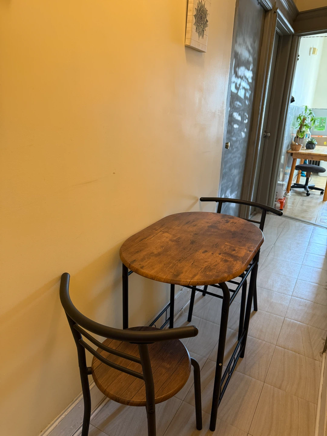 Compact Dining Set with 2 Chairs 31”L x 21”W x30”H - photo 2