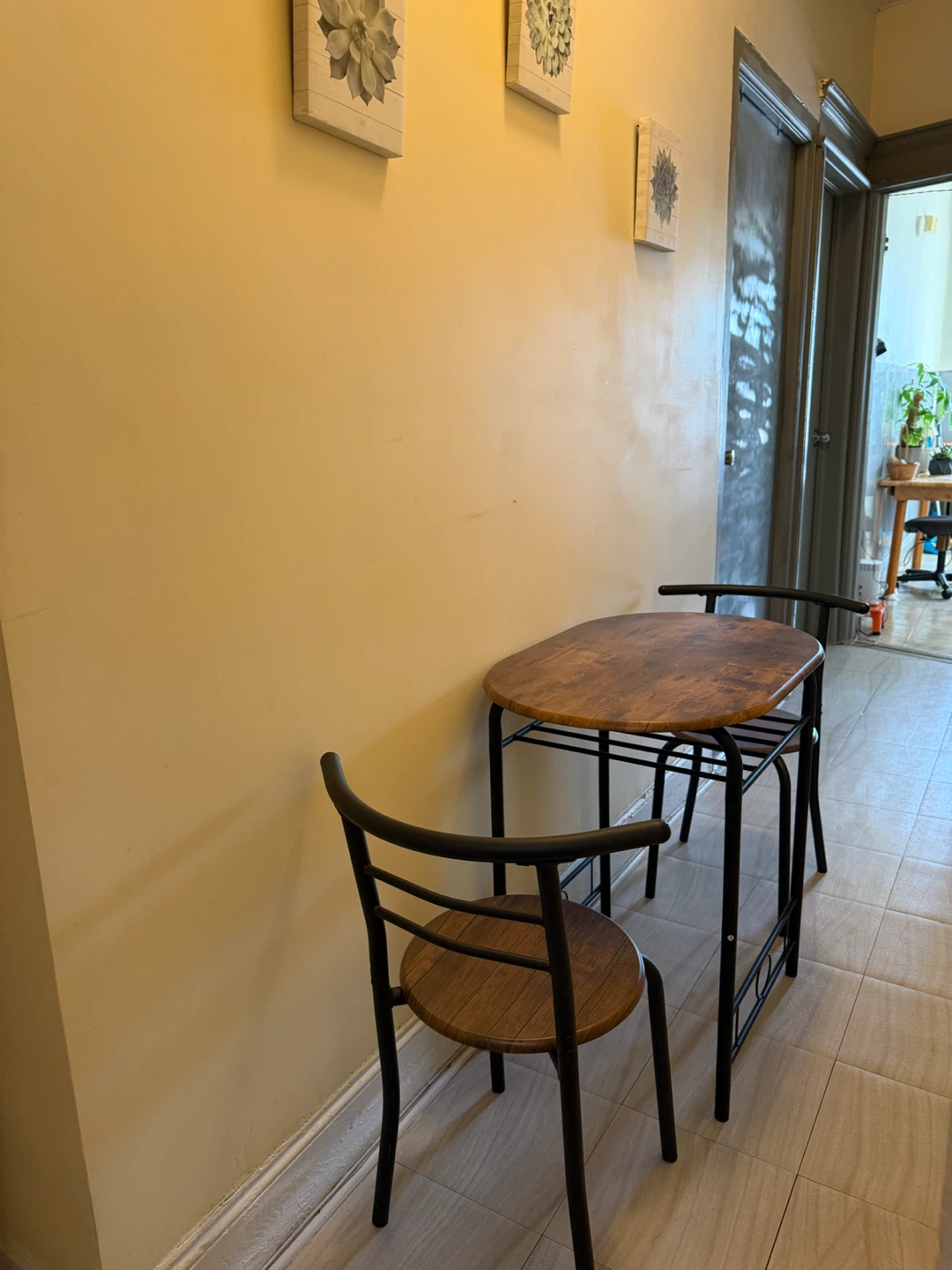 Compact Dining Set with 2 Chairs 31”L x 21”W x30”H - photo 3