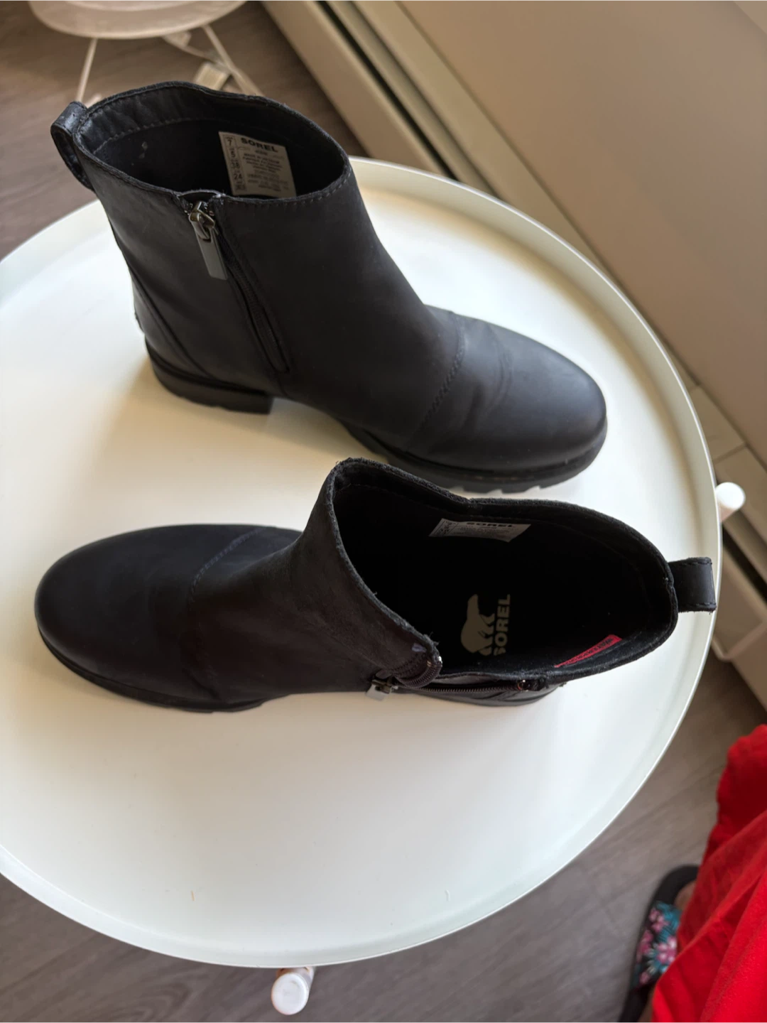 Sorel Black Ankle Boots Size US 7