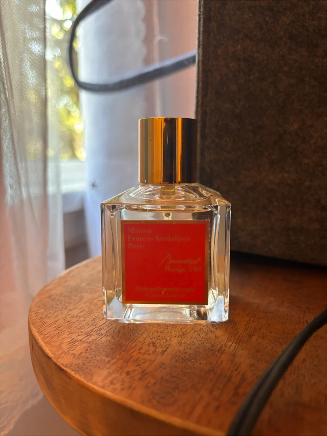 Baccarat rouge 540 body oil