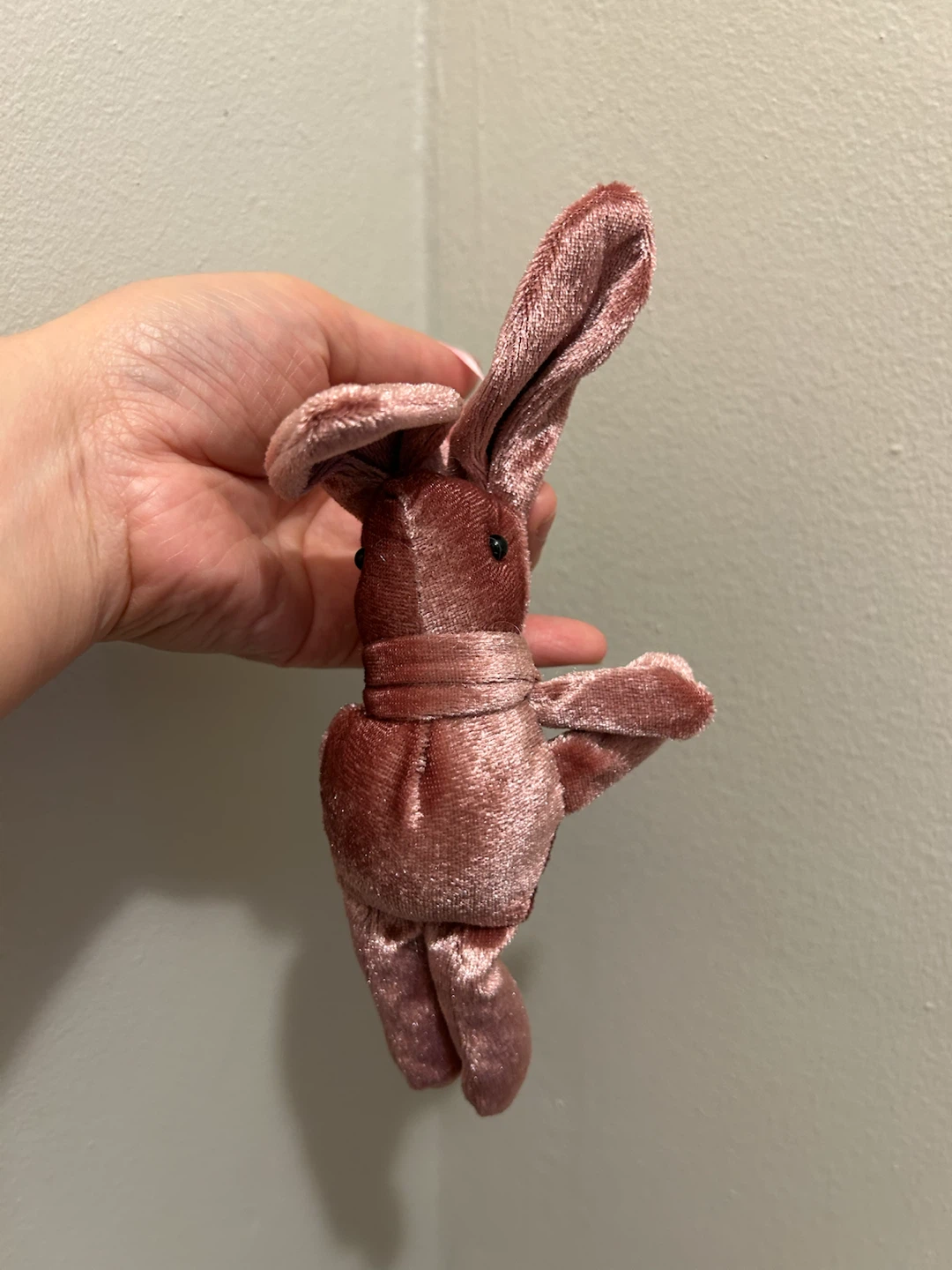 Velvet Bunny Ornaments (Set of 3) - photo 4