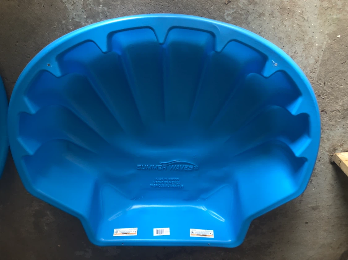2 Summer Waves Blue Seashell Sandbox