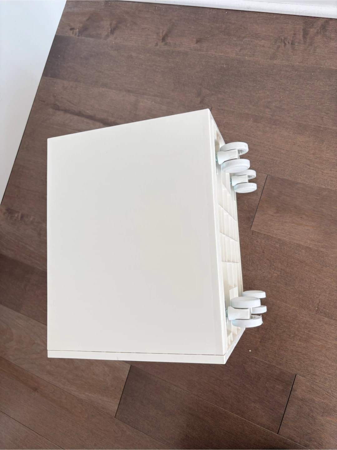 Cream Storage Bin with Wheels - photo 3
