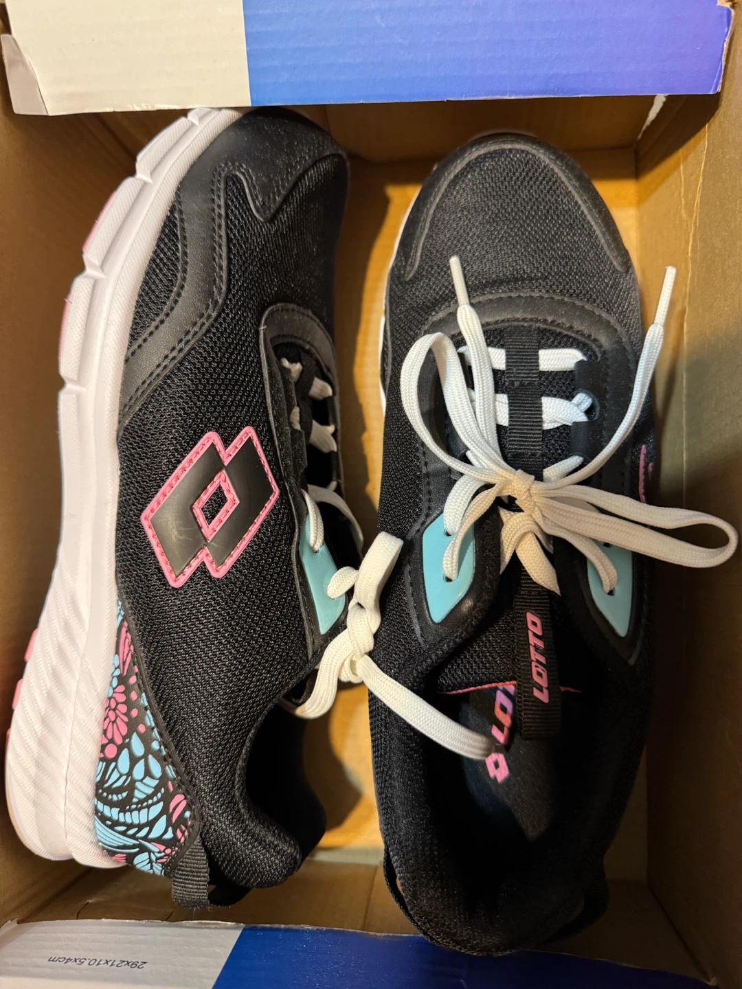 Size 6 Lotto Tansy Girls' Running Shoes - Black/Pink - EUR 38.5 - photo 2