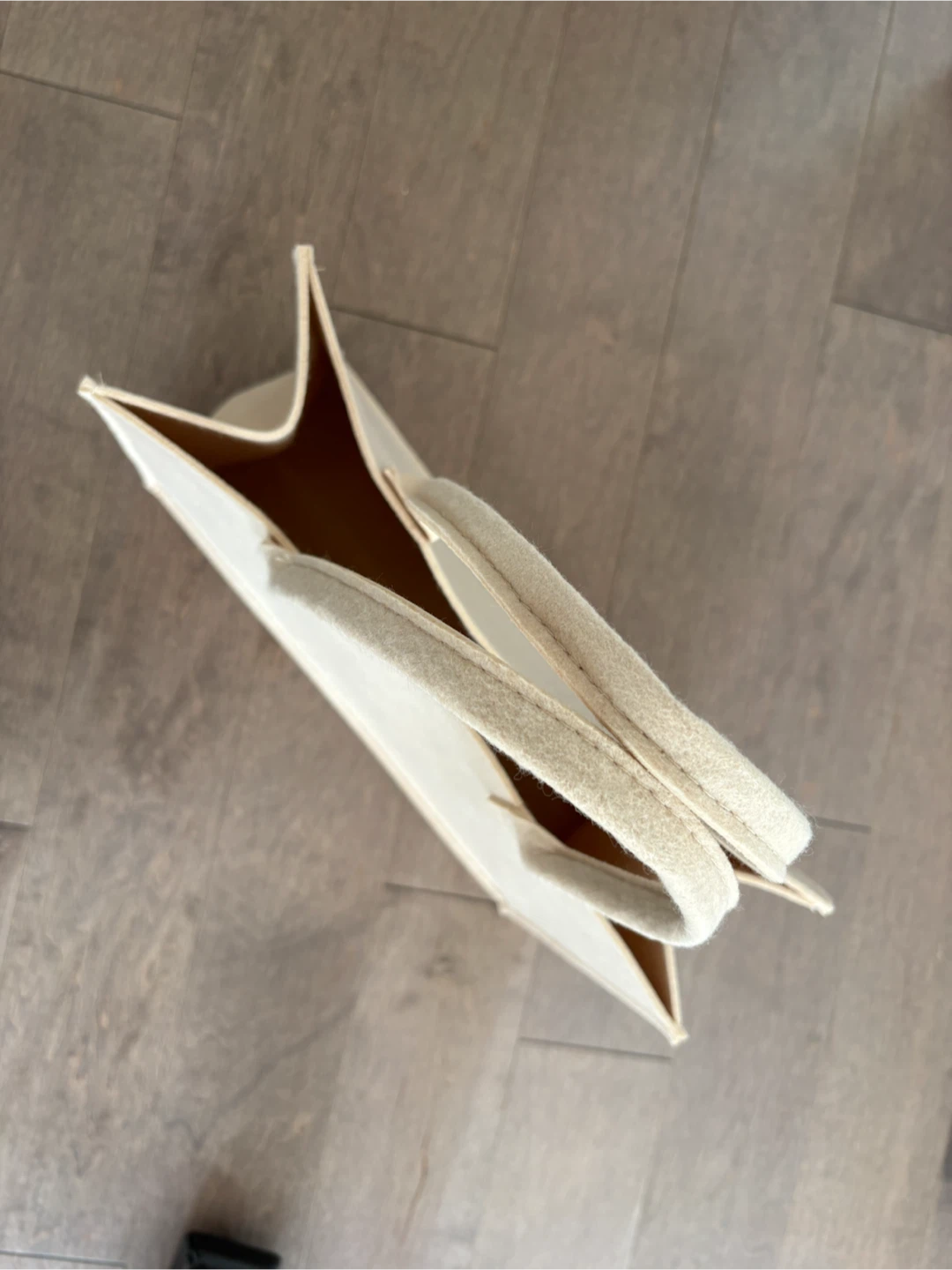 Beige Felt Tote Bag - photo 2