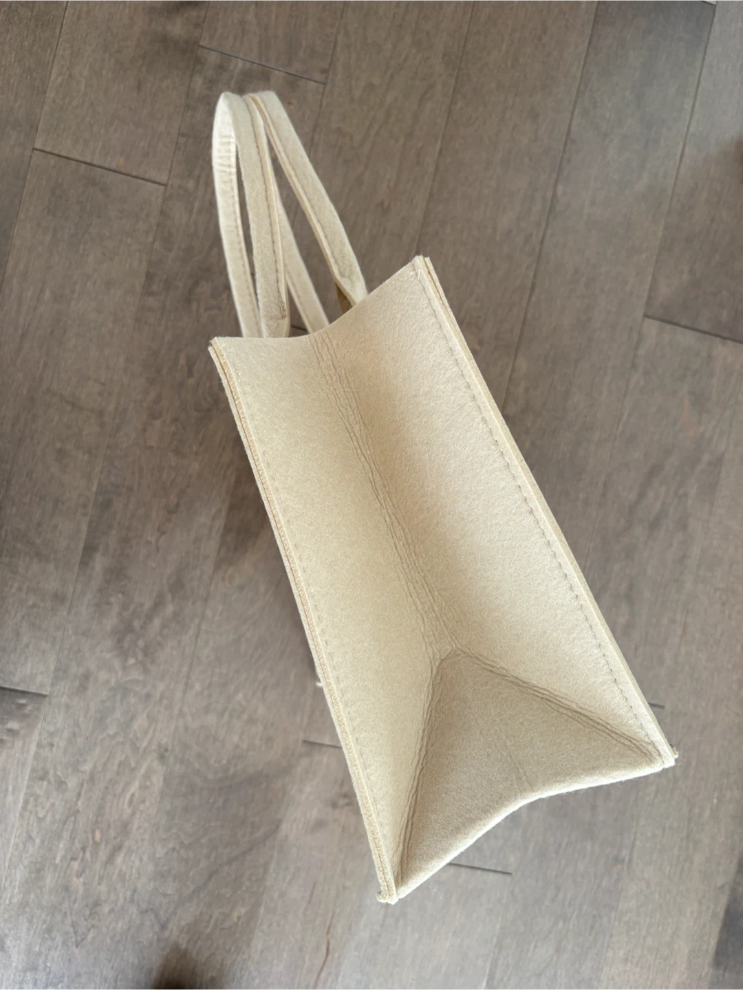 Beige Felt Tote Bag - photo 4