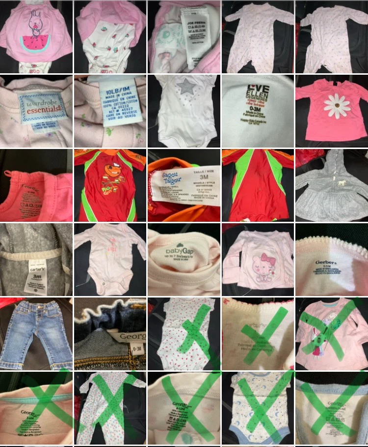 Baby Girl Clothing 0-3M (price of Each $5)
