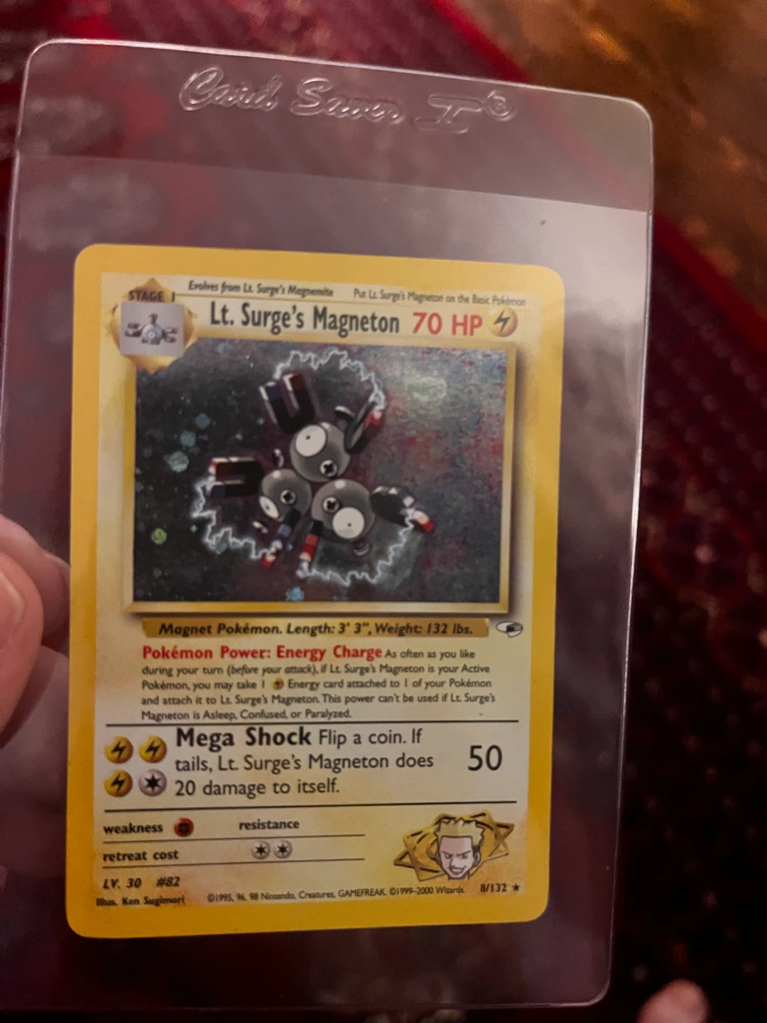 Lt. Surge's Magneton Pokémon Card 8/132