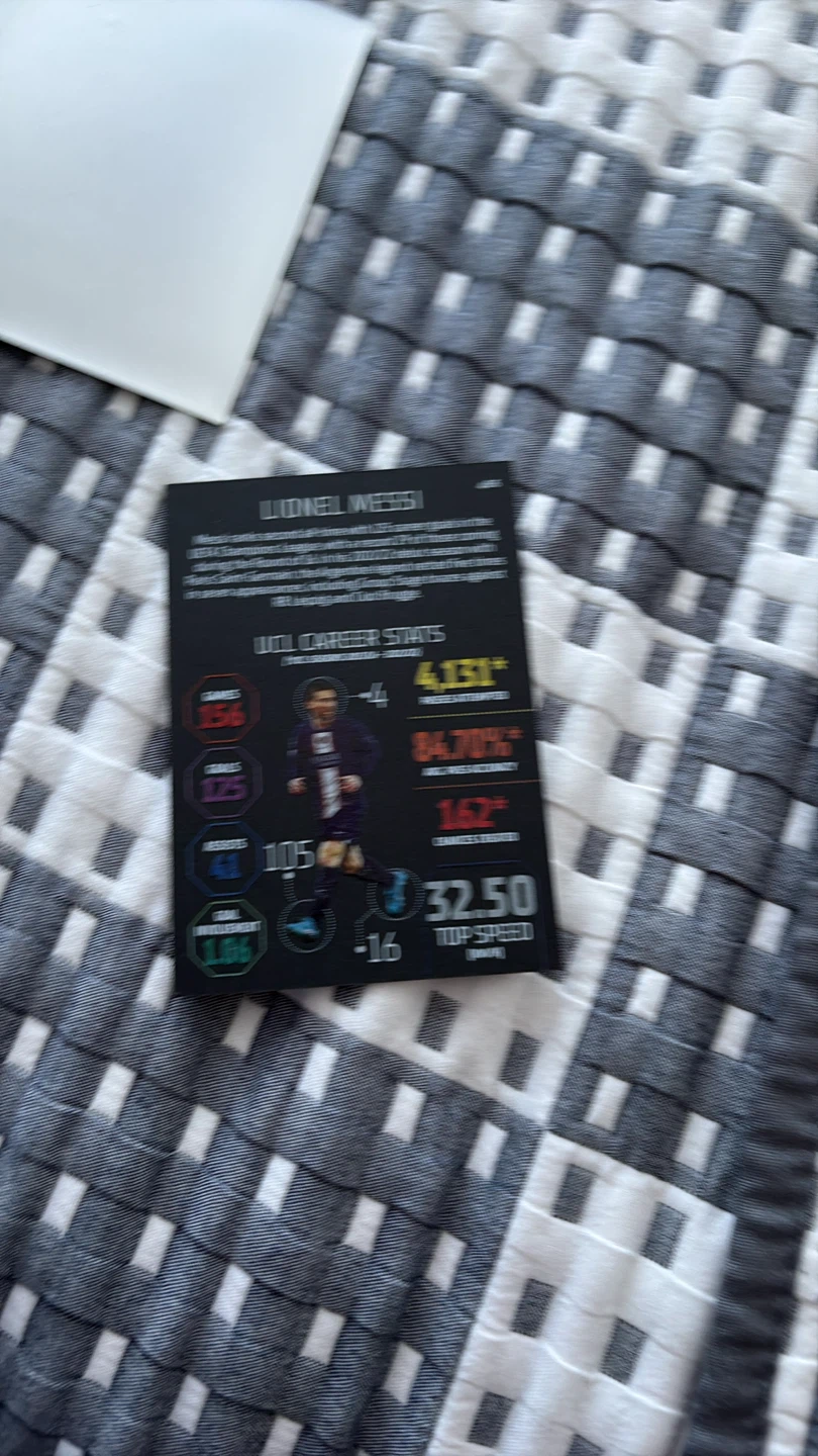 Lionel Messi Black Edge Edition Soccer Card - photo 2