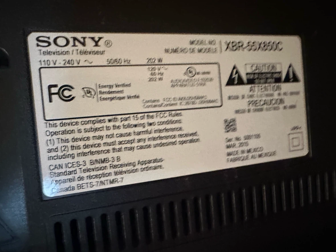 Sony 55" XBR-55X850C 4K Smart TV - photo 2