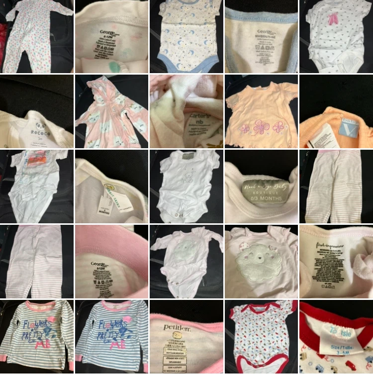 Baby Clothing-George, Carter's (0-12M) (price of each)
