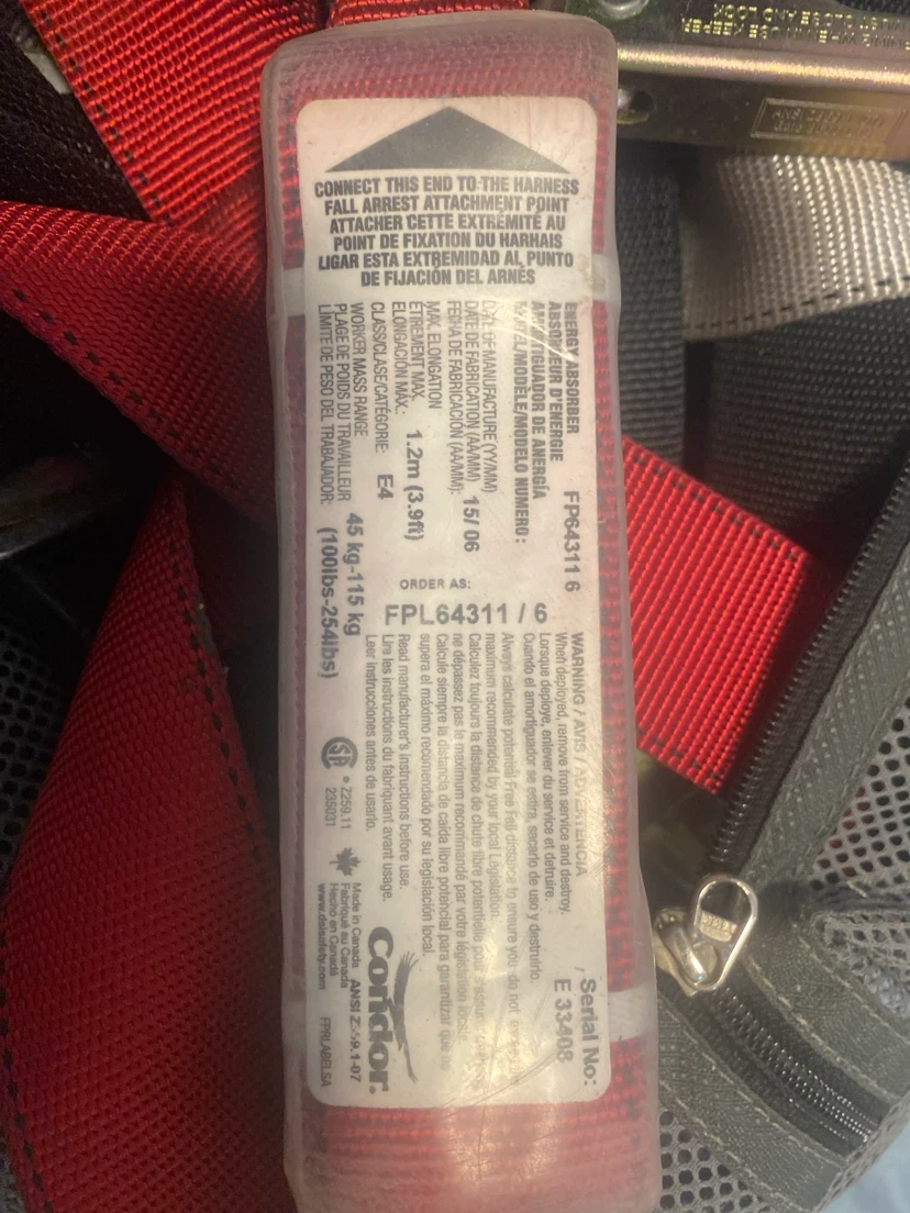 Condor Full Body Harness & Energy Absorber - photo 2