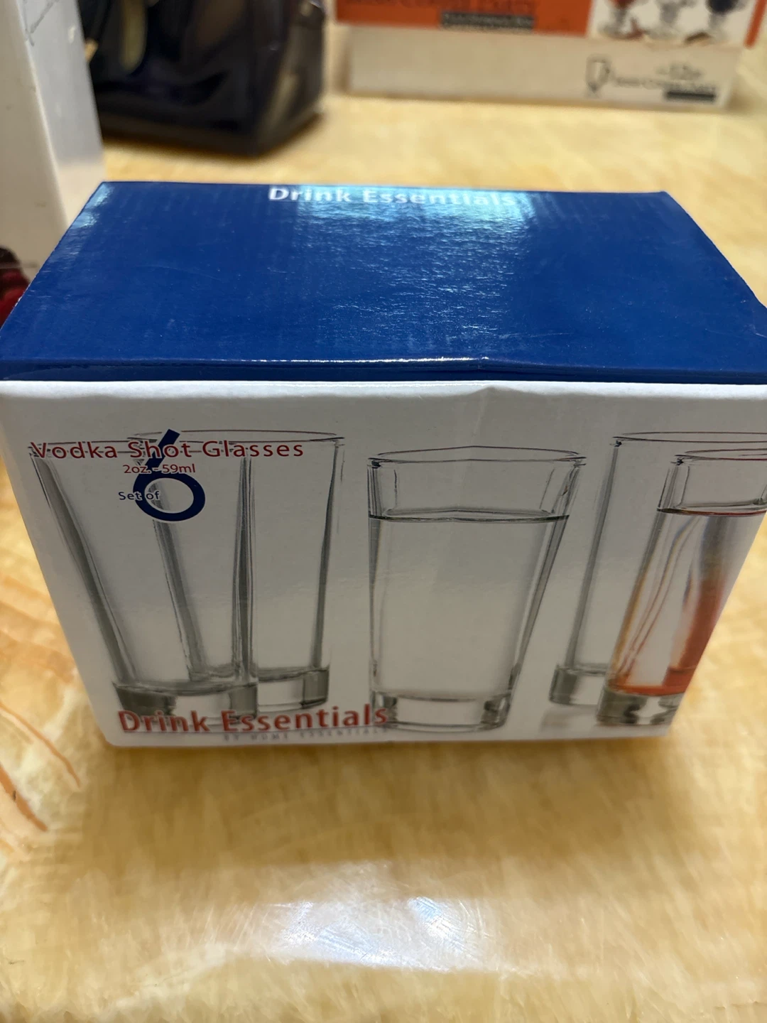 Drink Essentials Vodka Shot Glasses Set of 6